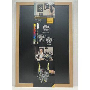 ChalkBoard With Marker Wood Frame 15.7” X 23.6” 40x60cm Securit Chalk Board NEW